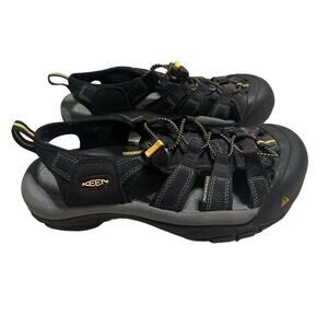 Keen Waterproof Slip On Sandals Men's Size 8 Black Hiking Athletic Comfort